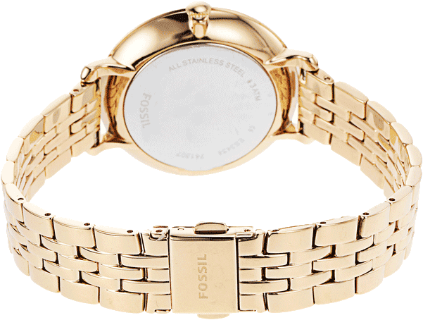 Fossil Jacqueline Gold-tone Dial Ladies Watch- ES3434